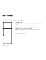 Предварительный просмотр 2 страницы Hotpoint HTS17GBS Dimensions And Installation Information