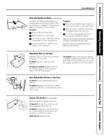 Предварительный просмотр 7 страницы Hotpoint HTS22GBMARCC Owner'S Manual & Installation Instructions