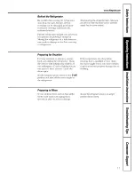 Предварительный просмотр 11 страницы Hotpoint HTS22GBMARCC Owner'S Manual & Installation Instructions