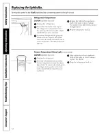 Предварительный просмотр 12 страницы Hotpoint HTS22GBMARCC Owner'S Manual & Installation Instructions