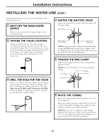 Предварительный просмотр 16 страницы Hotpoint HTS22GBMARCC Owner'S Manual & Installation Instructions