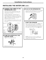 Предварительный просмотр 18 страницы Hotpoint HTS22GBMARCC Owner'S Manual & Installation Instructions