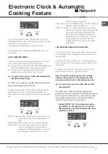 Предварительный просмотр 11 страницы Hotpoint HUE62G S Instructions For Installation And Use Manual