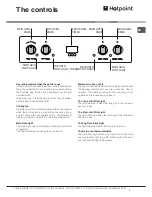 Предварительный просмотр 7 страницы Hotpoint HUI614 K Instructions For Installation And Use Manual