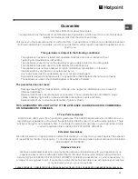 Предварительный просмотр 11 страницы Hotpoint HUT161IT Operating Instructions Manual