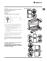 Предварительный просмотр 3 страницы Hotpoint HUZ3022 Operating Instructions Manual