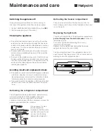 Предварительный просмотр 7 страницы Hotpoint HUZ3022 Operating Instructions Manual