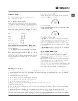 Предварительный просмотр 7 страницы Hotpoint HV7F 140 A Instructions For Use Manual