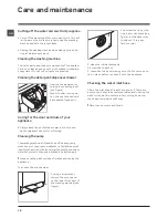 Предварительный просмотр 12 страницы Hotpoint HV7F 140 A Instructions For Use Manual