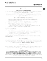 Предварительный просмотр 15 страницы Hotpoint HV7F 140 A Instructions For Use Manual