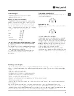 Предварительный просмотр 9 страницы Hotpoint HV8F 292 Instructions For Use Manual