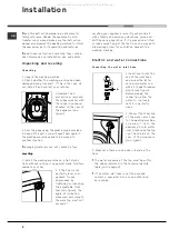 Предварительный просмотр 2 страницы Hotpoint hvl 211 Instructions For Use Manual