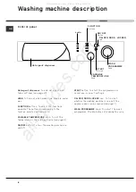 Предварительный просмотр 6 страницы Hotpoint hvl 211 Instructions For Use Manual