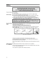 Preview for 14 page of Hotpoint HW150EW Instructions For Installation And Use Manual