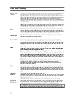 Preview for 20 page of Hotpoint HW150EW Instructions For Installation And Use Manual