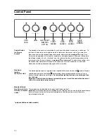 Preview for 12 page of Hotpoint HW150GW Instructions For Installation And Use Manual