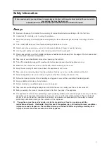 Preview for 7 page of Hotpoint HW160EW Instructions For Installation And Use Manual