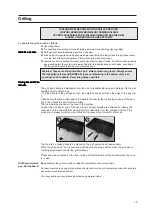 Preview for 15 page of Hotpoint HW160EW Instructions For Installation And Use Manual