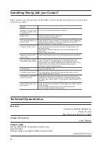 Preview for 22 page of Hotpoint HW160EW Instructions For Installation And Use Manual