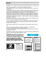 Предварительный просмотр 2 страницы Hotpoint HW170EK Instructions For Installation And Use Manual