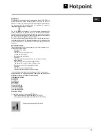 Предварительный просмотр 13 страницы Hotpoint HXV9K Instructions For Use Manual