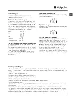 Предварительный просмотр 9 страницы Hotpoint HY6F 1551 Instructions For Use Manual