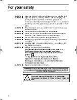 Preview for 4 page of Hotpoint IS31V Instructions For Installation And Use Manual