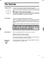 Preview for 11 page of Hotpoint IS31V Instructions For Installation And Use Manual