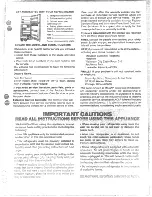 Preview for 3 page of Hotpoint jvm140g Use And Care Book Manual