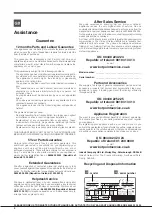 Предварительный просмотр 2 страницы Hotpoint KM 3xxx AA E Operating Instructions Manual