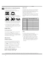 Предварительный просмотр 8 страницы Hotpoint KSB 640 X Operating Instructions Manual