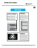 Предварительный просмотр 5 страницы Hotpoint KSD 99 CX S Instructions For Installation And Use Manual