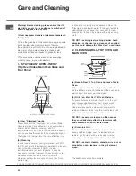 Предварительный просмотр 22 страницы Hotpoint KSD 99 CX S Instructions For Installation And Use Manual