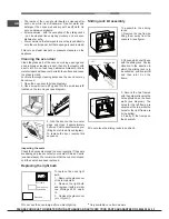 Предварительный просмотр 12 страницы Hotpoint KSO103PX S Operating Instructions Manual