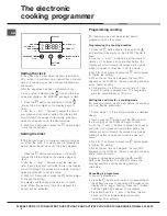 Предварительный просмотр 6 страницы Hotpoint KSO33CX S Operating Instructions Manual