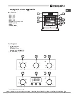 Предварительный просмотр 3 страницы Hotpoint KSO53CX S Operating Instructions Manual