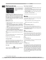 Предварительный просмотр 6 страницы Hotpoint KSO53CX S Operating Instructions Manual