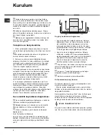 Предварительный просмотр 2 страницы Hotpoint LBF 52 Operating Instructions Manual