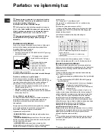 Предварительный просмотр 8 страницы Hotpoint LBF 52 Operating Instructions Manual