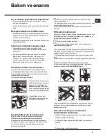 Предварительный просмотр 9 страницы Hotpoint LBF 52 Operating Instructions Manual