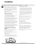 Предварительный просмотр 14 страницы Hotpoint LBF 52 Operating Instructions Manual