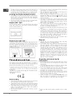 Preview for 6 page of Hotpoint LECO8 Operating Instructions Manual