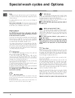 Предварительный просмотр 12 страницы Hotpoint LFF 8M116 Operating Instructions Manual