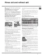 Предварительный просмотр 13 страницы Hotpoint LFF 8M116 Operating Instructions Manual