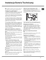 Предварительный просмотр 33 страницы Hotpoint LFF 8M116 Operating Instructions Manual