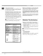 Предварительный просмотр 34 страницы Hotpoint LFF 8M116 Operating Instructions Manual