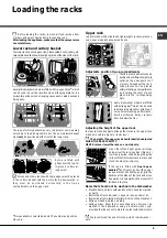 Предварительный просмотр 5 страницы Hotpoint LFFA+ 8H141 Operating Instructions Manual