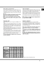 Предварительный просмотр 43 страницы Hotpoint LFFA+ 8H141 Operating Instructions Manual