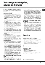 Предварительный просмотр 47 страницы Hotpoint LFFA+ 8H141 Operating Instructions Manual