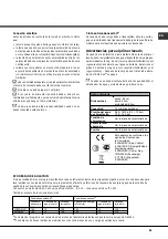 Предварительный просмотр 51 страницы Hotpoint LFFA+ 8H141 Operating Instructions Manual